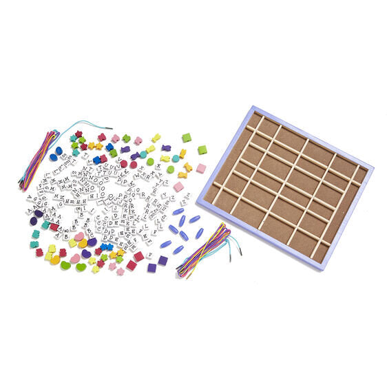 Melissa & Doug Wooden Alphabet Stringing Beads