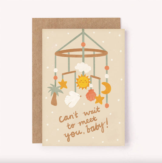 Lauren Sissons Can't Wait to Meet You Baby Card
