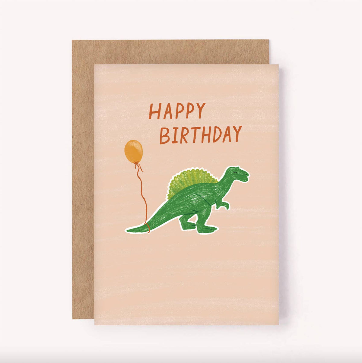Lauren Sissons Dinosaur Happy Birthday Card