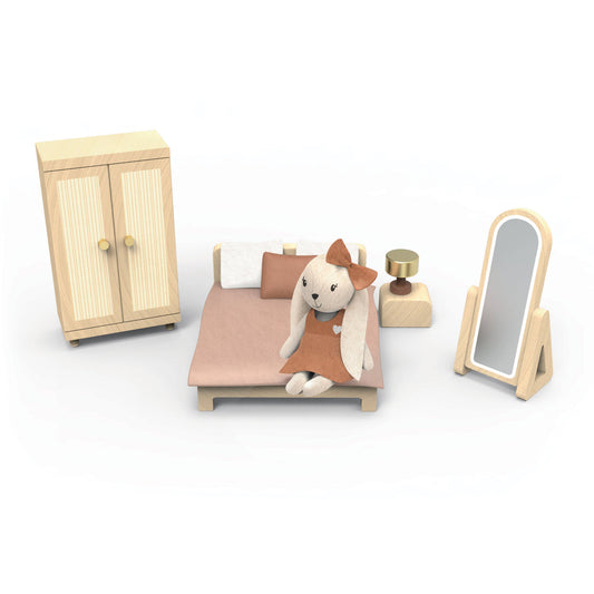 Speedy Monkey Doll House Bedroom +  1 Character