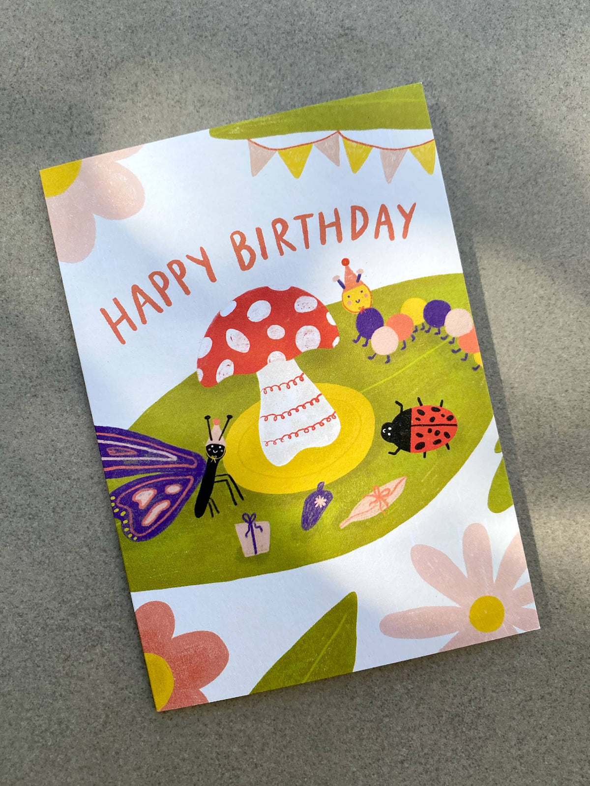 Lauren Sissons Bug Party Birthday Card