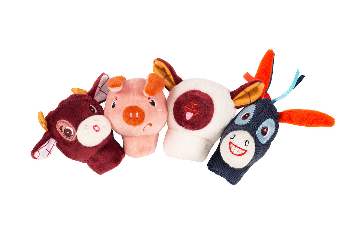 Lilliputiens Farm Funny Finger Puppets