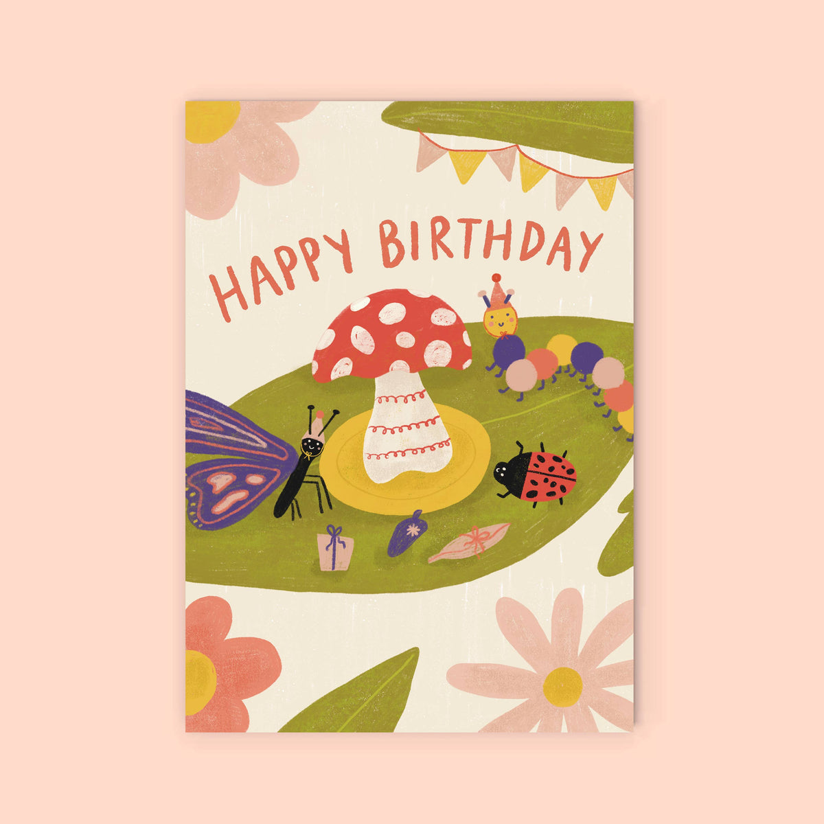 Lauren Sissons Bug Party Birthday Card