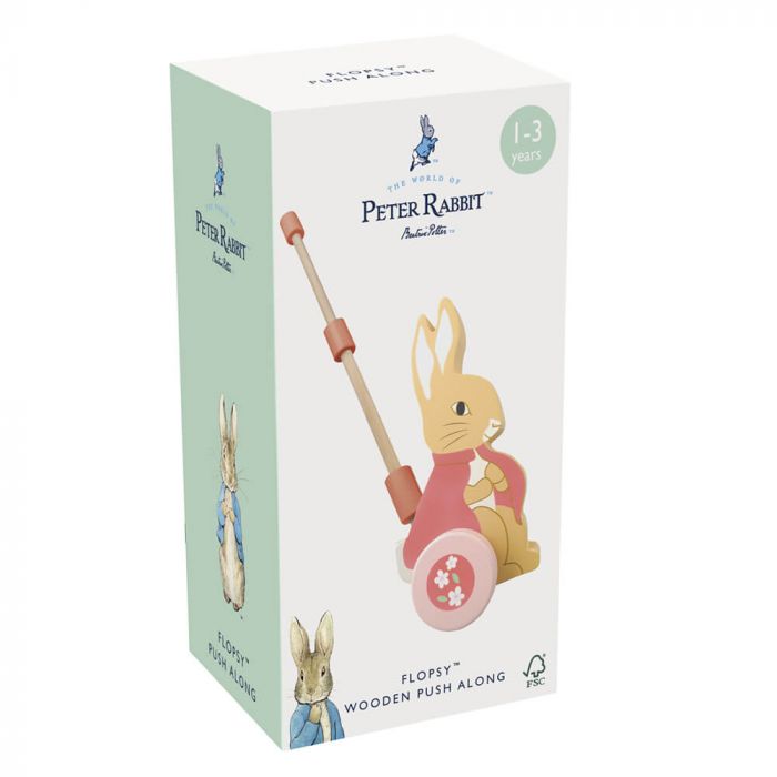 Beatrix Potter Flopsy Wooden Push Along