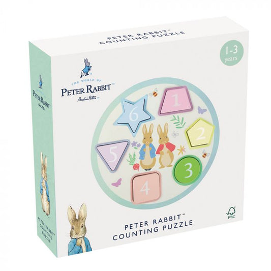 Beatrix Potter Peter Rabbit Wooden Counting Puzzle