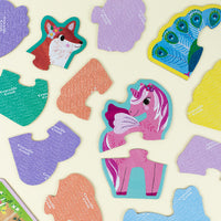 Crocodile Creek Let's Begin Puzzle 2pc Unicorns