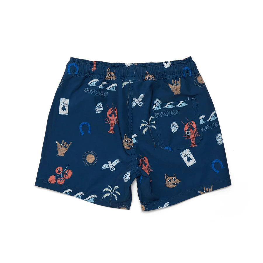 Crywolf Board Shorts Lucky Days