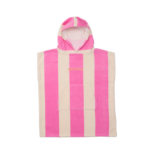 Crywolf Hooded Towel Candy Stripe