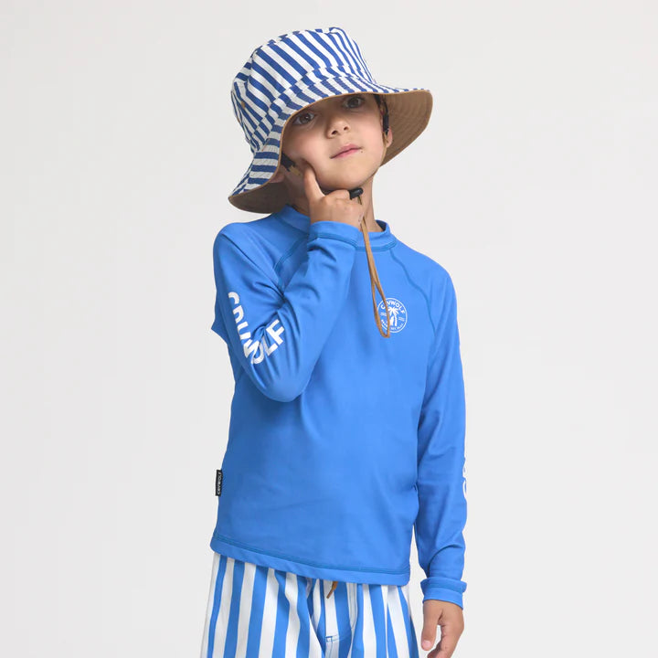 Crywolf Long Sleeve Rash Vest Deep Sea Blue