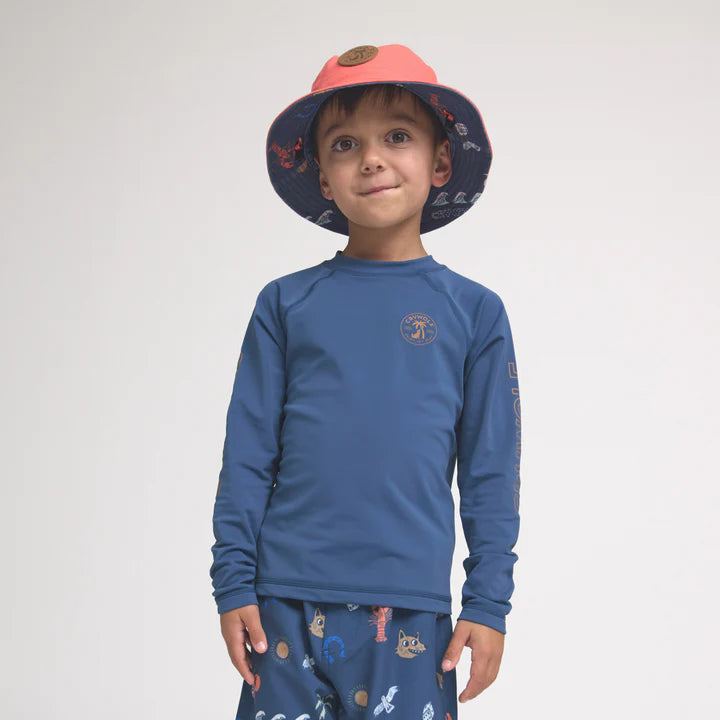 Crywolf Long Sleeve Rash Vest Navy