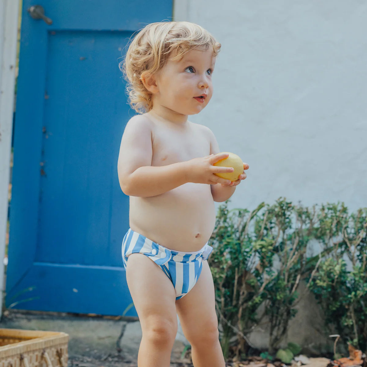 Crywolf Reusable Swim Nappy Deep Sea Stripe