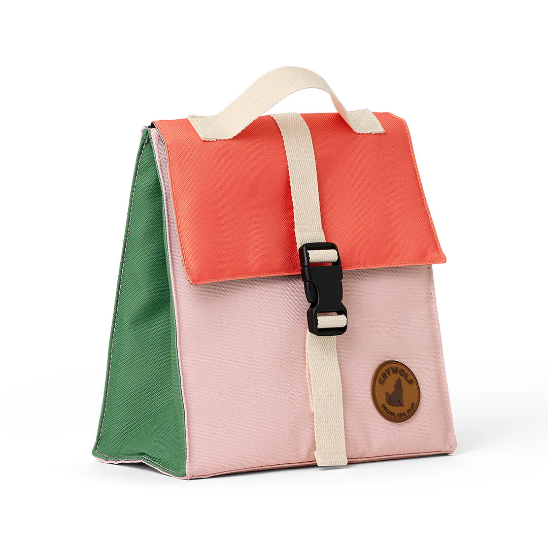 Crywolf Insulated Lunch Bag Sunset Colour Block