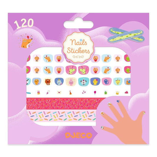 Djeco Happy Birthday Nail Stickers