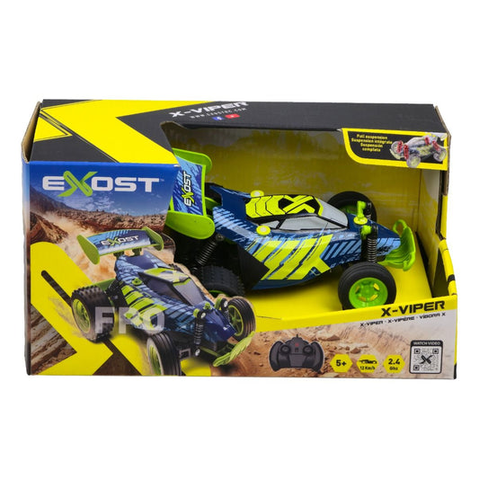 Boxed EXOST X-Viper remote control buggy toy with rugged tyres and suspension for outdoor racing adventures