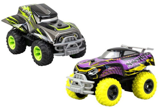 EXOST X-Monster II remote control car with durable off-road wheels for indoor and outdoor play.