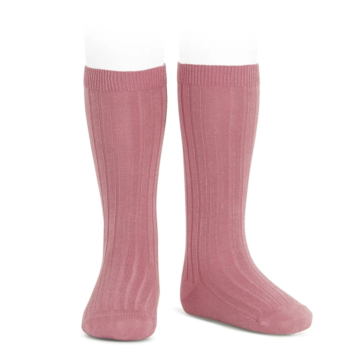 Condor Dusty Pink (Tamarisco) Knee High Rib Socks