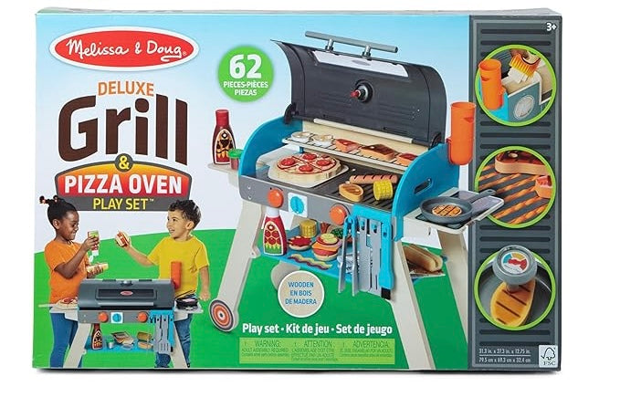 Melissa & Doug Deluxe Grill & Pizza Oven Play Set