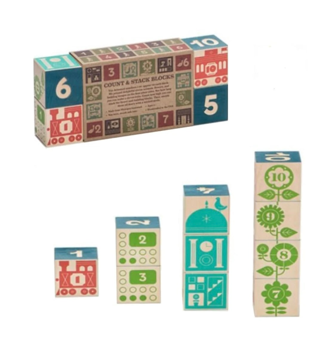 Uncle Goose Count & Stack Blocks