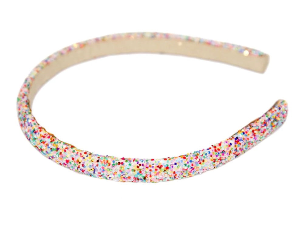 Goody Gumdrops Glitter Suede Lined Alice Band Multi