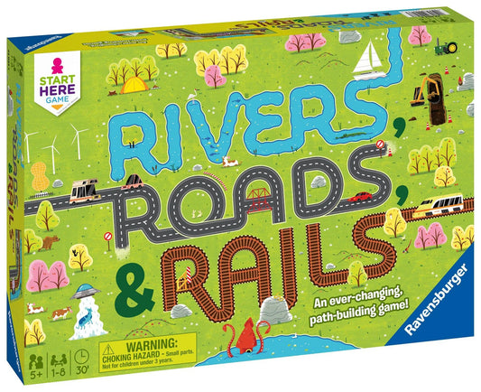 Ravensburger Rivers Roads & Rails Game