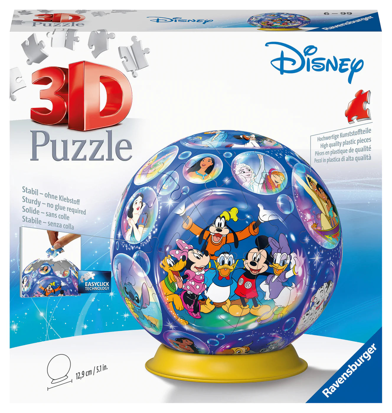 Ravensburger 3D Puzzleball Disney Characters 72 Pieces