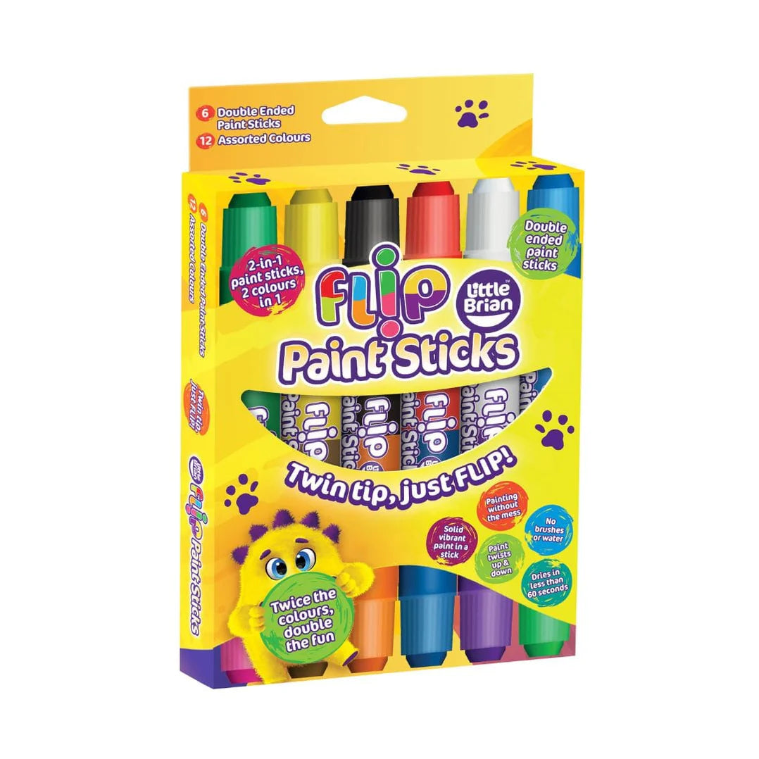 Little Brian Paint Sticks Flip Paint Sticks 6pk