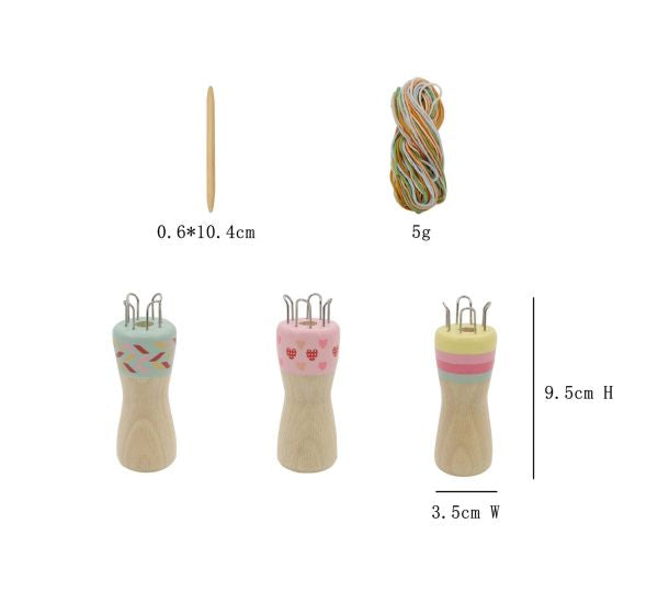 Toyslink Wooden Knitting Doll