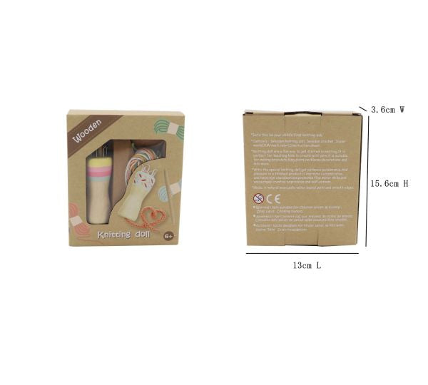 Toyslink Wooden Knitting Doll