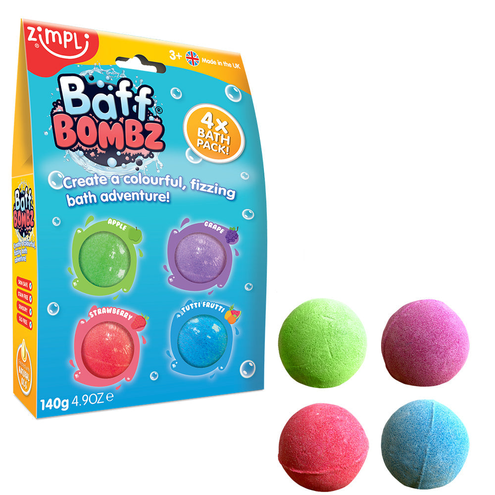 Zimpli Kids Baff Bombz 4 Pack