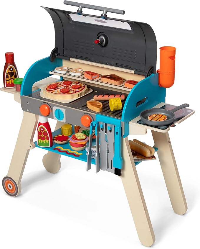 Melissa & Doug Deluxe Grill & Pizza Oven Play Set