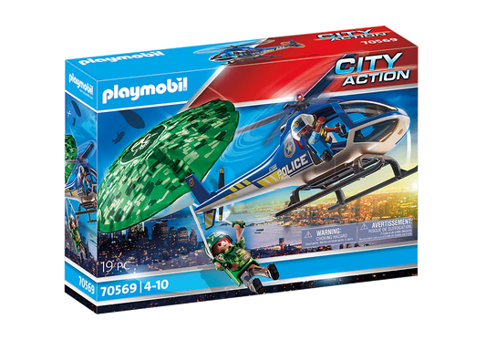 PlayMobil Police Parachute Search Helicopter
