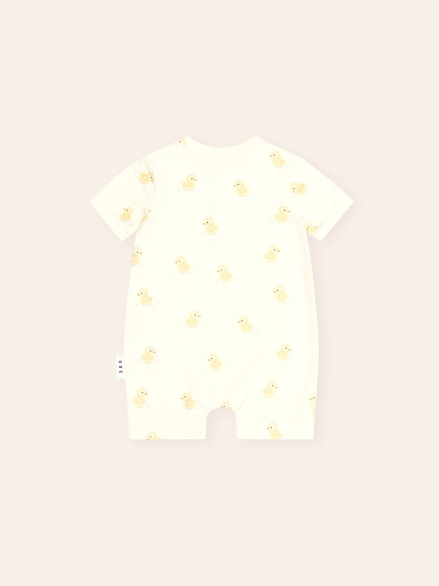Huxbaby Rubber Ducky Henley Bodysuit