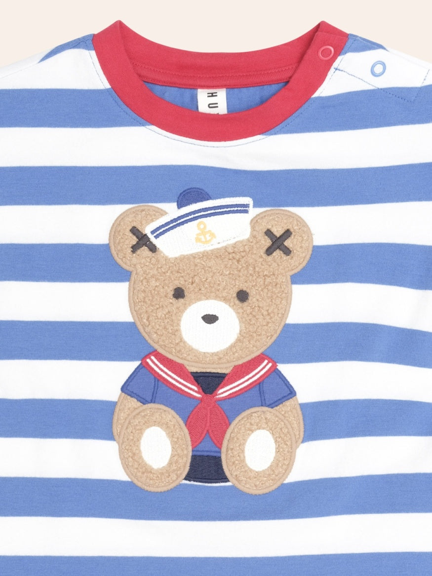 Huxbaby Nautical Stripe Sitting Hux Tee