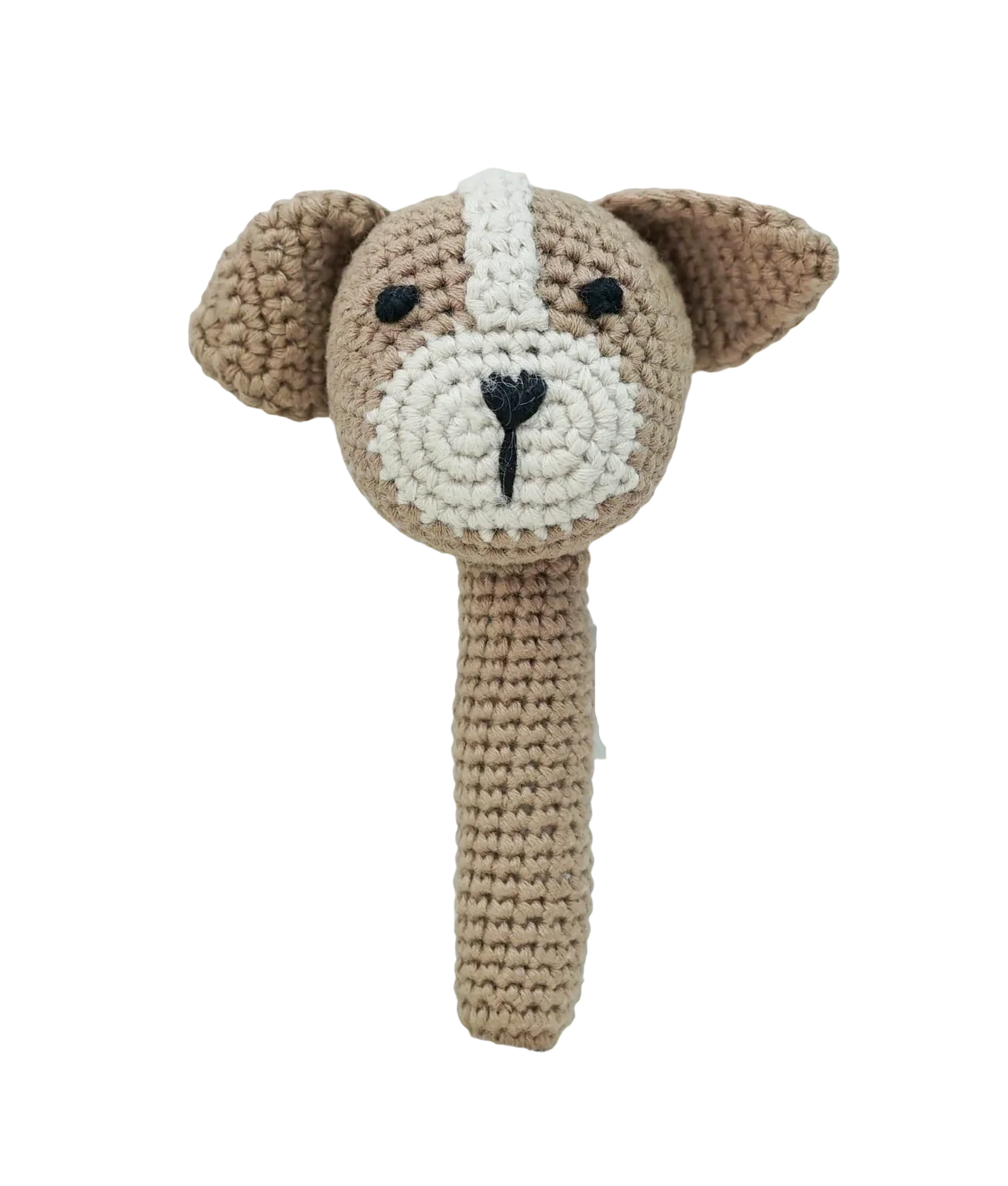 Petite Vous Crochet Hand Rattle Parker Puppy