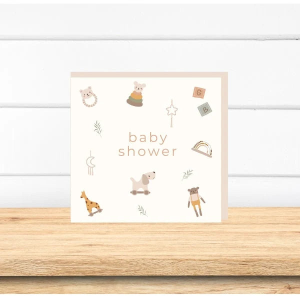 Petite Vous Greeting Card Baby Shower Toys