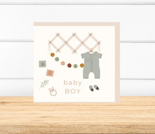 Petite Vous Greeting Card Baby Boy Nursery