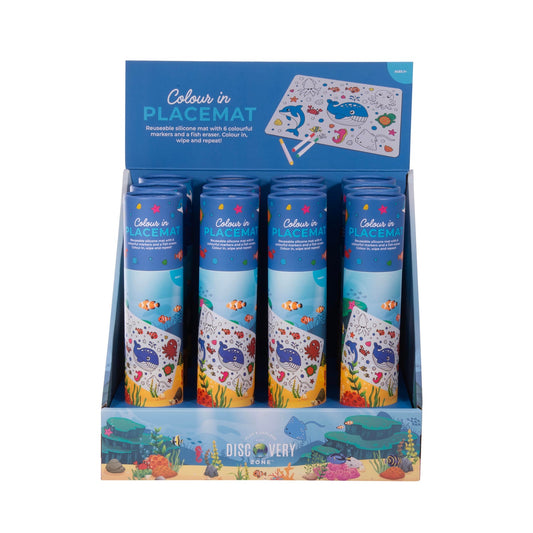 Discovery Zone Colour in Placemat Sealife