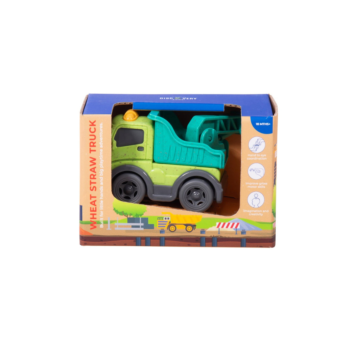 Discovery Zone Wheat Straw Truck Small Crane