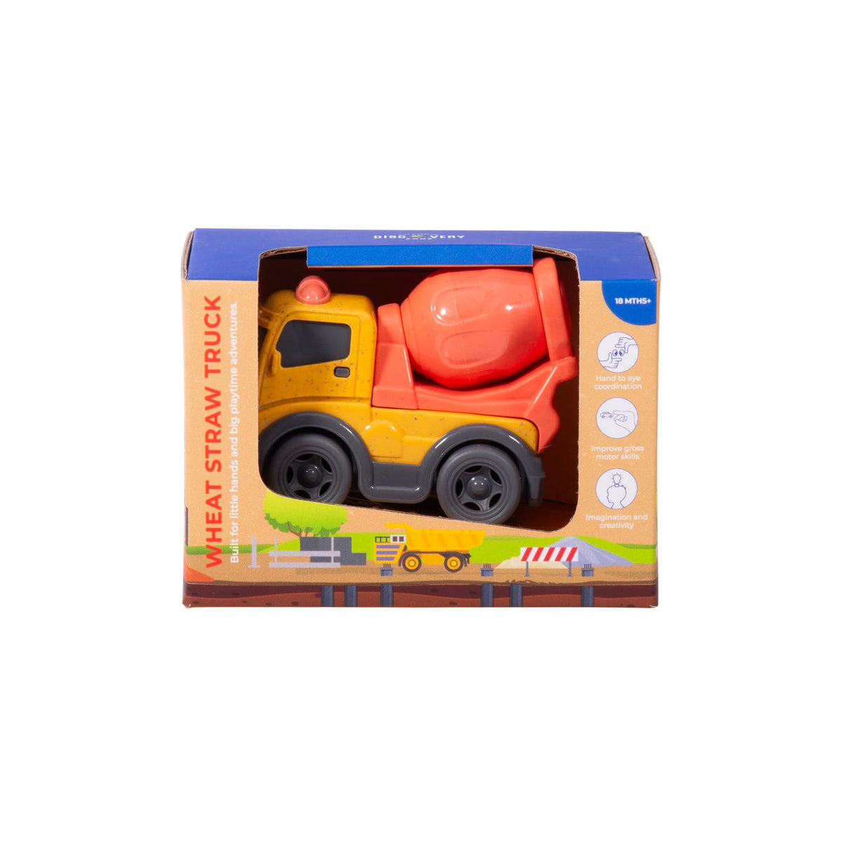 Discovery Zone Wheat Straw Truck Small Cement Mixer