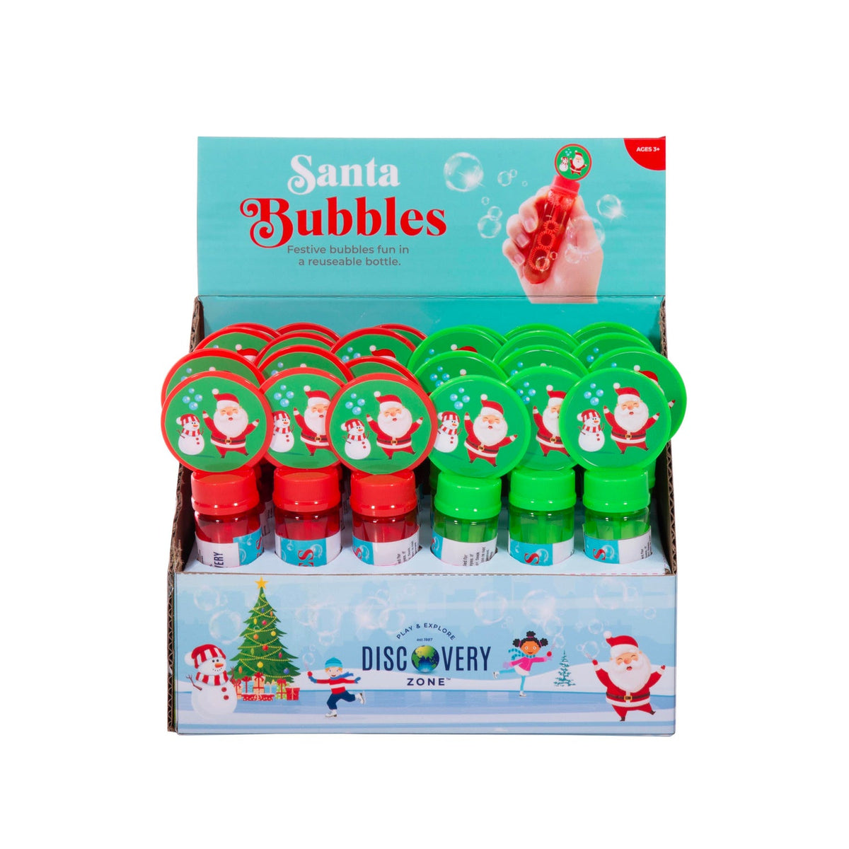Discovery Zone Santa Bubbles