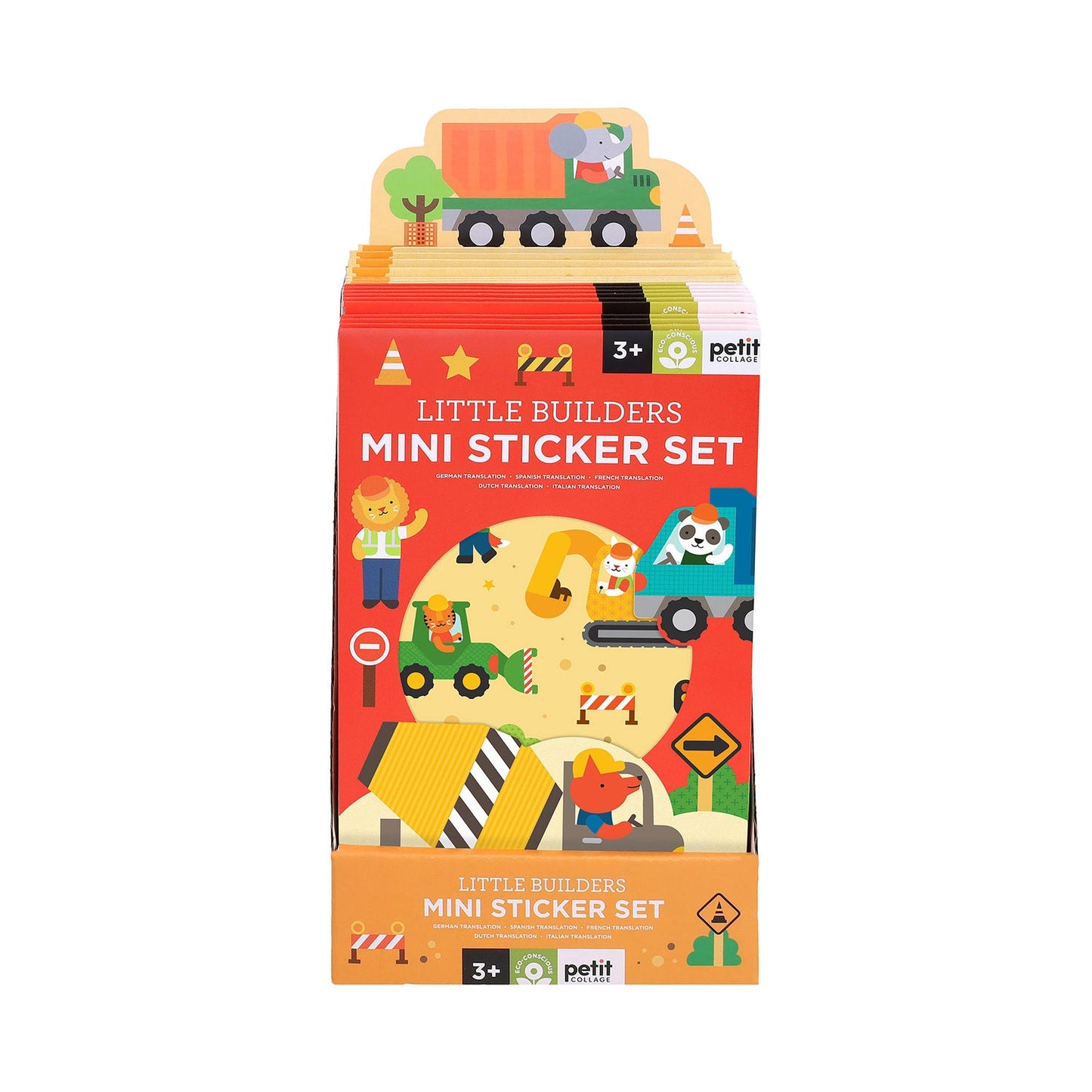Petit Collage Mini Sticker Set Little Builders