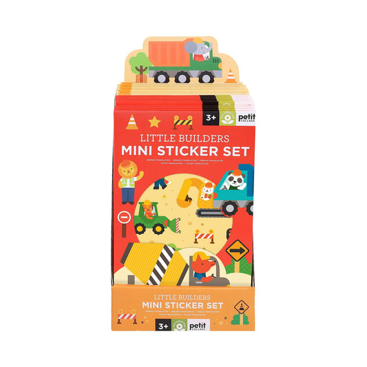 Petit Collage Mini Sticker Set Little Builders
