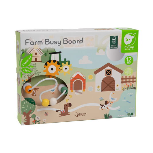 Classic World Farm Busy Board