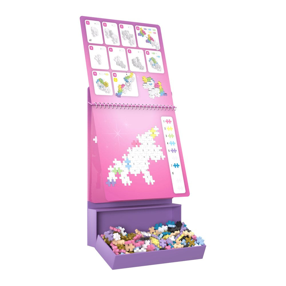 Plus-Plus Activity Pad Puzzle by Number Fairy Tale Unicorns
