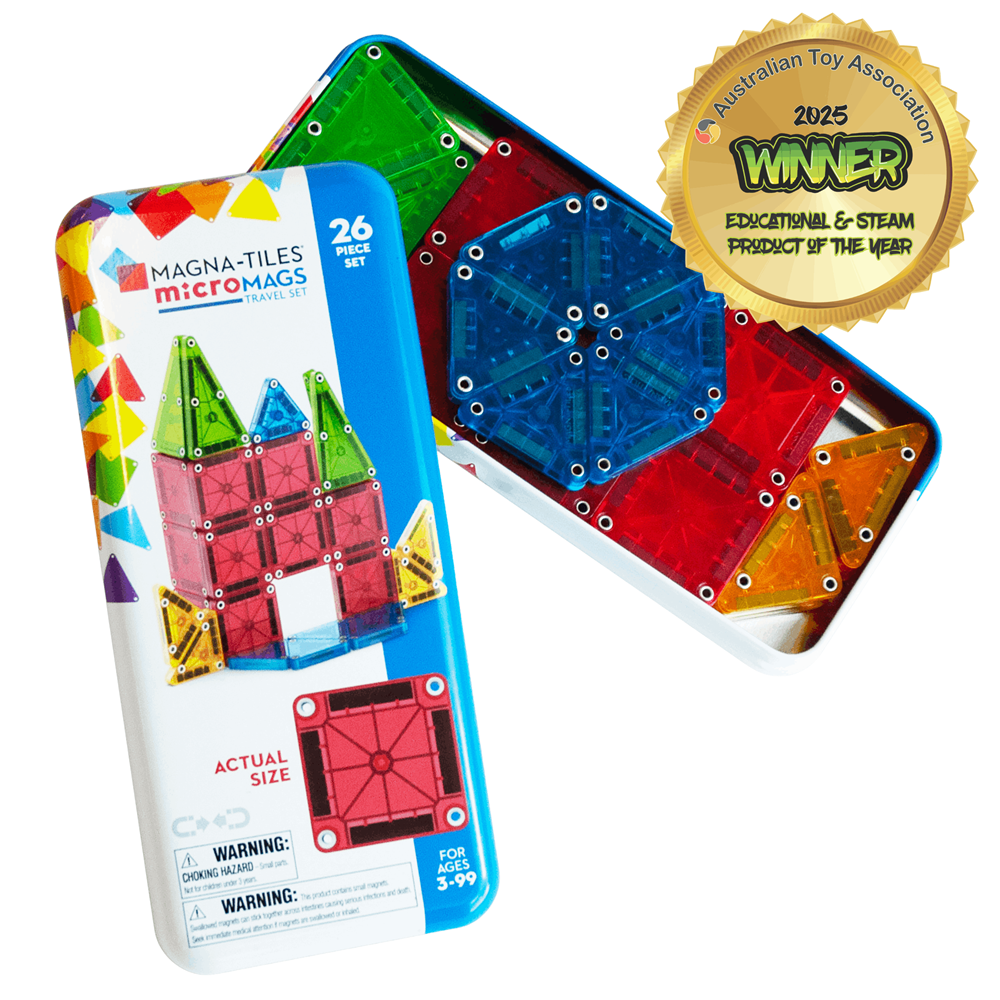 MAGNA-TILES microMAGS Travel Set 26pc