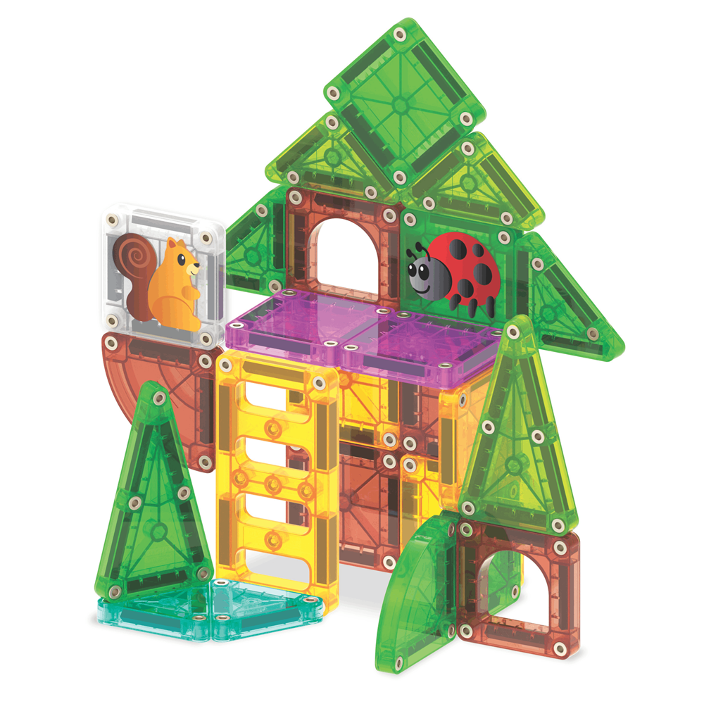 MAGNA-TILES microMAGS Tree House Travel Set 24pc