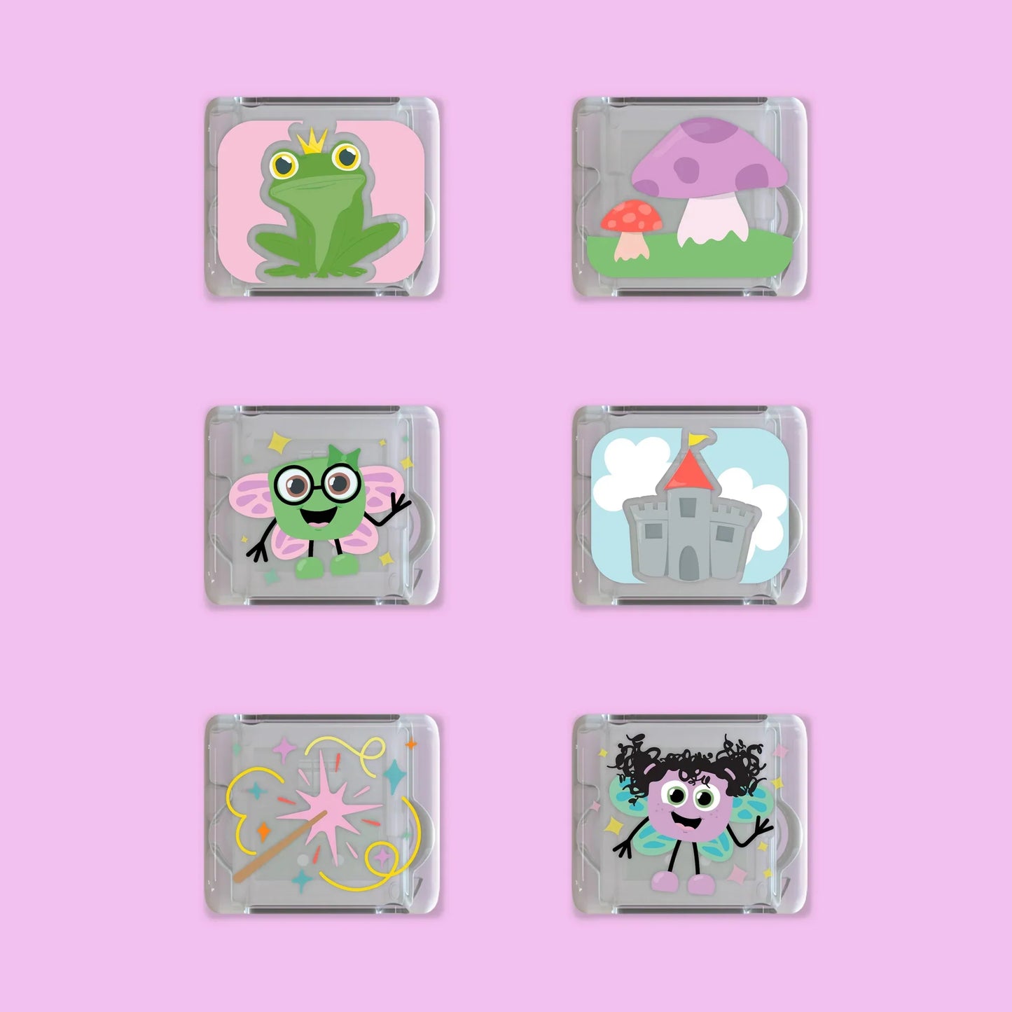Glo Pals Limited Edition Light-Up Cubes, 6-Pack Fairy Gift Set