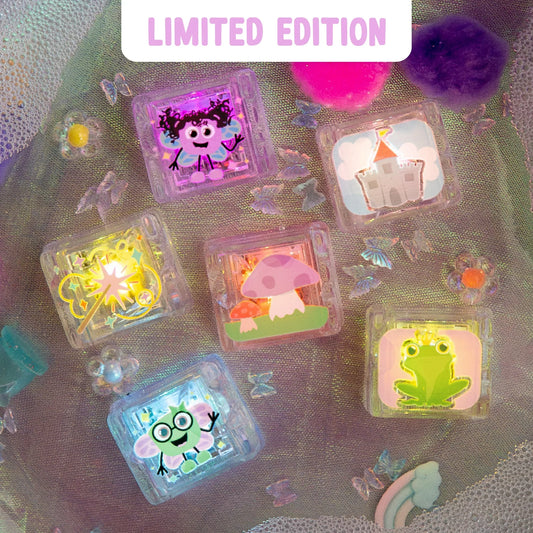 Glo Pals Limited Edition Light-Up Cubes, 6-Pack Fairy Gift Set