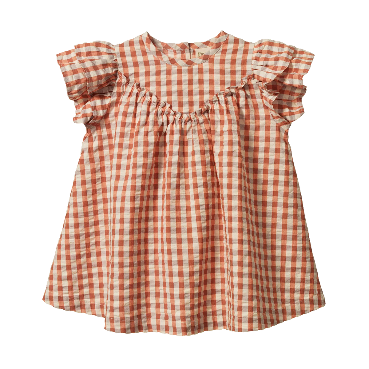 Nature Baby Una Dress Dandelion Gingham