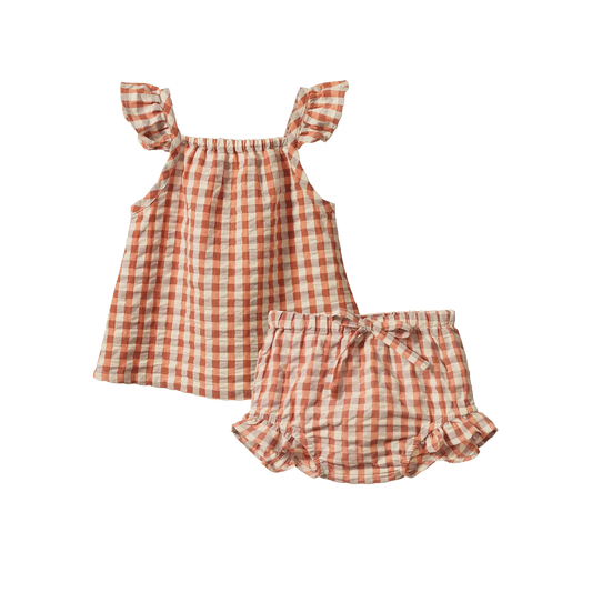 Nature Baby Petal Set Dandelion Gingham